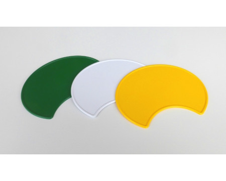 PLAQUE NUMERO AVANT ENDURO VERTE
