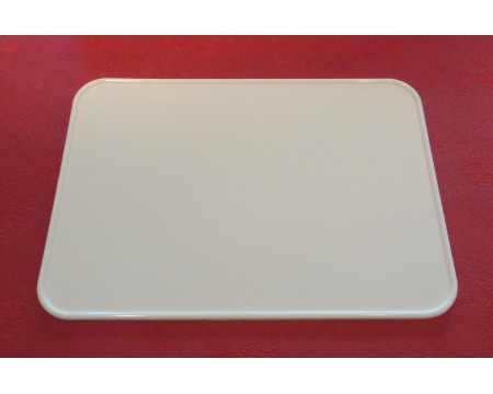 PLAQUE NUMERO DIRT RECTANGULAIRE BLANCHE (GRAND MODELE)