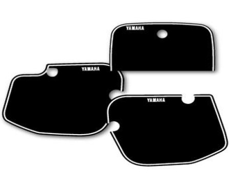 DECO PLAQUES NUMEROS YAMAHA 125 CC 1984-1985