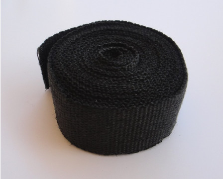 BANDE THERMIQUE ISOLANTE POUR COLLECTEUR D' ECHAPPEMENT NOIRE 5 m