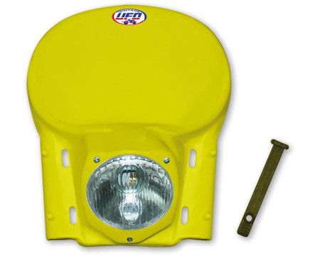 PLAQUE PHARE UFO JAUNE