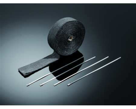 BANDE THERMIQUE ISOLANTE POUR COLLECTEUR D' ECHAPPEMENT NOIRE 15 m