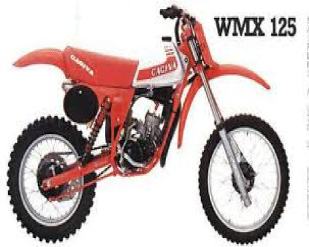 HOUSSE DE SELLE CAGIVA WMX WRX 125/250 1981 ROUGE