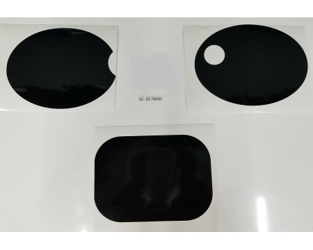 KIT PLAQUES LATERALES SUZUKI RM80 1982-1985