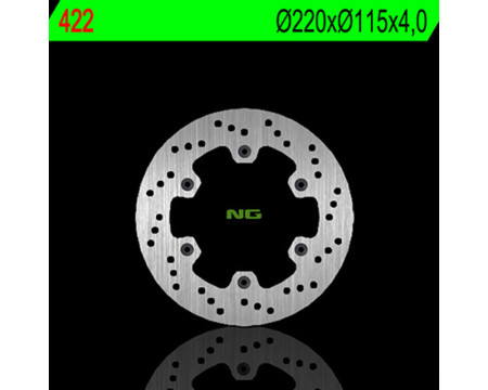 DISQUE DE FREIN ARRIERE ROND YAMAHA WR200 NG BRAKE