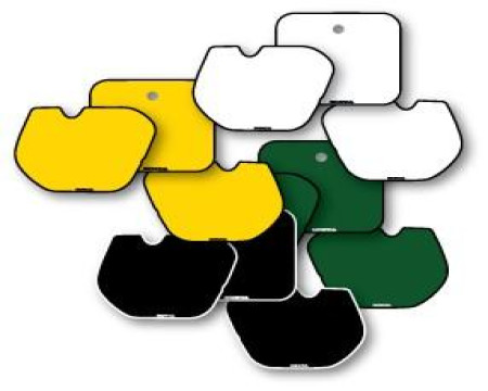 DECOS PLAQUES NUMEROS HONDA 125 CR 1985 1986