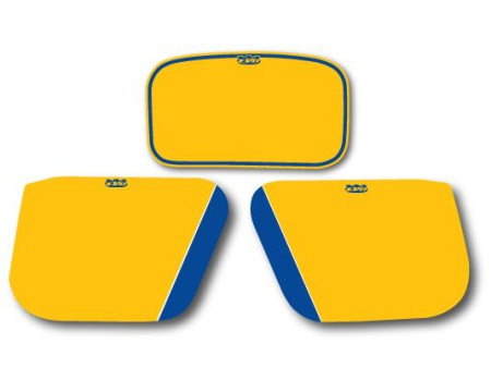 DECOS PLAQUES NUMEROS HUSQVARNA 125 175 240 250 400 430 500 510 WR TE AE 1984