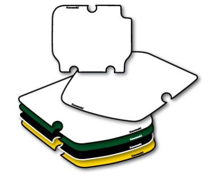 DECOS PLAQUES NUMEROS KAWASAKI 125 250 KX 1992 1993
