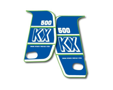 DECOS OUÏES DE RADIATEUR KAWASAKI 500 KX 1989