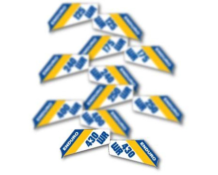 DECOS PLAQUES LATERALES HUSQVARNA 430 WR 1984