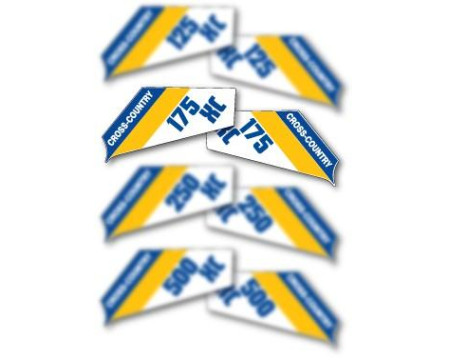 DECOS PLAQUES LATERALES HUSQVARNA 175 XC 1984