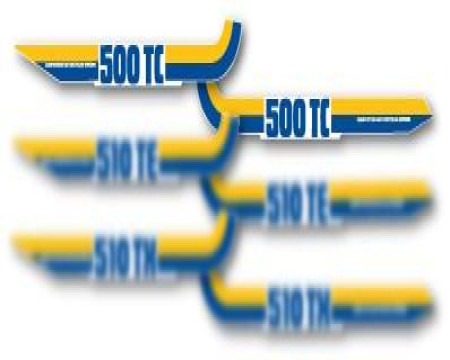 DECOS PLAQUES LATERALES HUSQVARNA 500 TC 1983