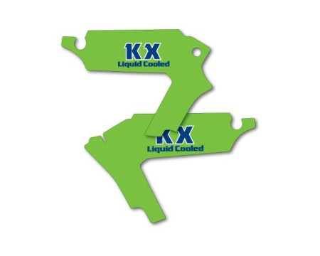 DECOS PLAQUES LATERALES KAWASAKI 125 250 KX 1983