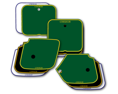 FONDS DE PLAQUE NUMERO SUZUKI RM125/250 1984/1985
