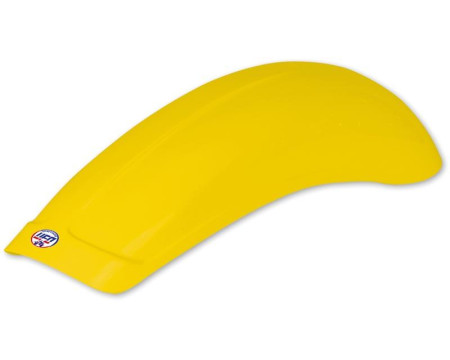 GARDE BOUE ARRIERE CROSS LARGE  JAUNE 1978-1983