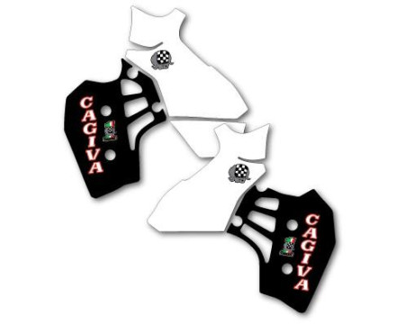 DECOS RESERVOIR PERFOREES ET OUÏES DE RADIATEUR CAGIVA 250 WMX 1988