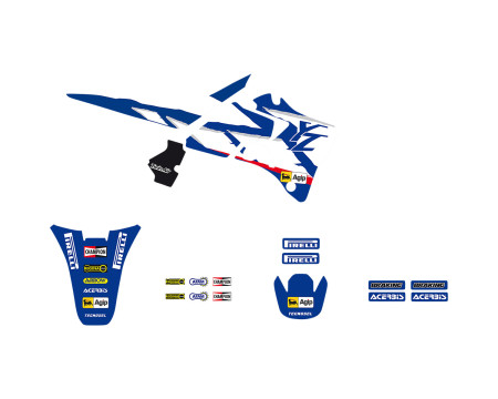 KIT DECO TEAM YAMAHA 1998 YZ125/250 (1996-1999)