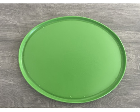 PLAQUE NUMERO OVALE  VERTE