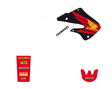 KIT DECO TECNOSEL HONDA D'ORIGINE 1998 CR250 (1997-1999)