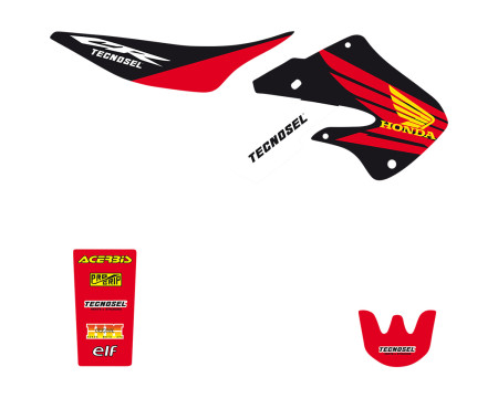 KIT DECO ET HOUSSE DE SELLE TECNOSEL HONDA D'ORIGINE 1998 CR125 (1998-1999)