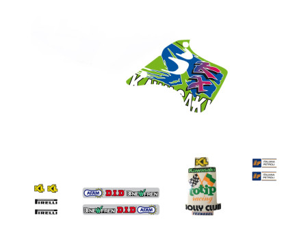 KIT DECO TECNOSEL KAWASAKI 1993 KX125/250 (1992-1993)