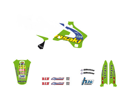 KIT DECO TECNOSEL KAWASAKI 1998 KX125/250 (1994-1998)