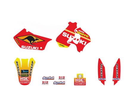 KIT DECO TECNOSEL TEAM SUZUKI 1998 RM125/250 (1996-1998)