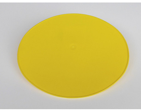 PLAQUE NUMERO OVALE JAUNE ( Type A )