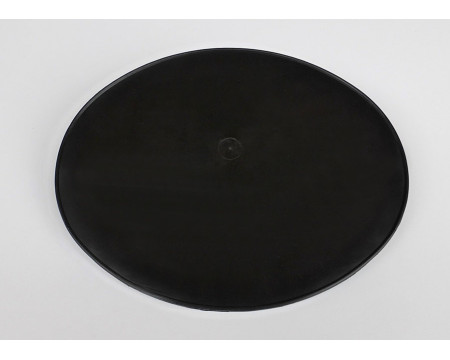 PLAQUE NUMERO OVALE NOIRE ( Type A )