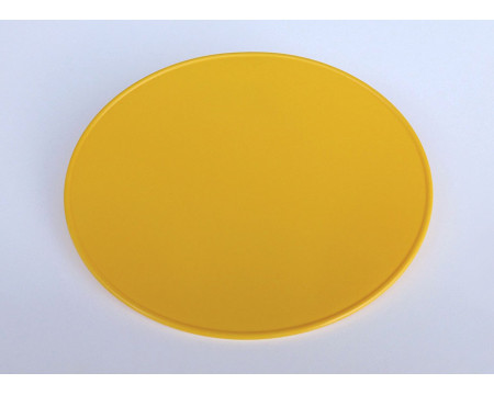 PLAQUE NUMERO OVALE JAUNE ( Type B )