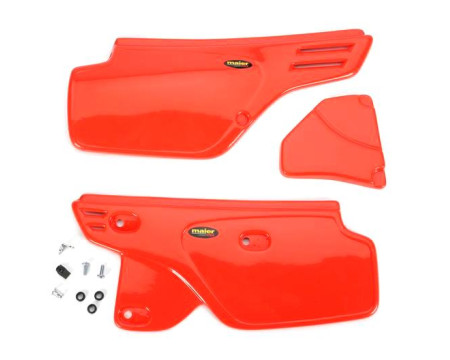 PLAQUES LATERALES XR 600 86/87 ROUGE ORANGÉ