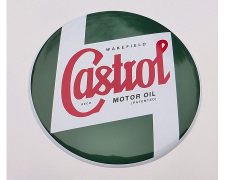 PLAQUE DECORATIVE CASTROL BOMBEE