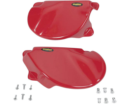 PLAQUES LATERALES HONDA MAIER XR75/80 1977 à 1982 ROUGE
