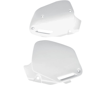PLAQUES LATERALES HONDA UFO CR 125 1991-1992 BLANC