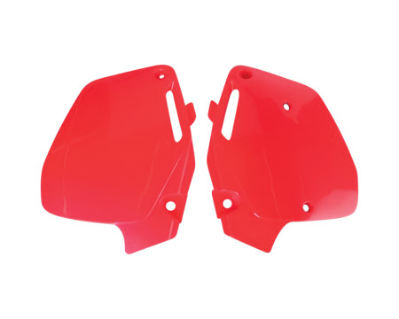 PLAQUES LATERALES HONDA UFO CR 125 1991-1992 ROUGE