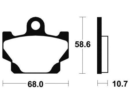 PLAQUETTES DE FREIN YAMAHA XT600